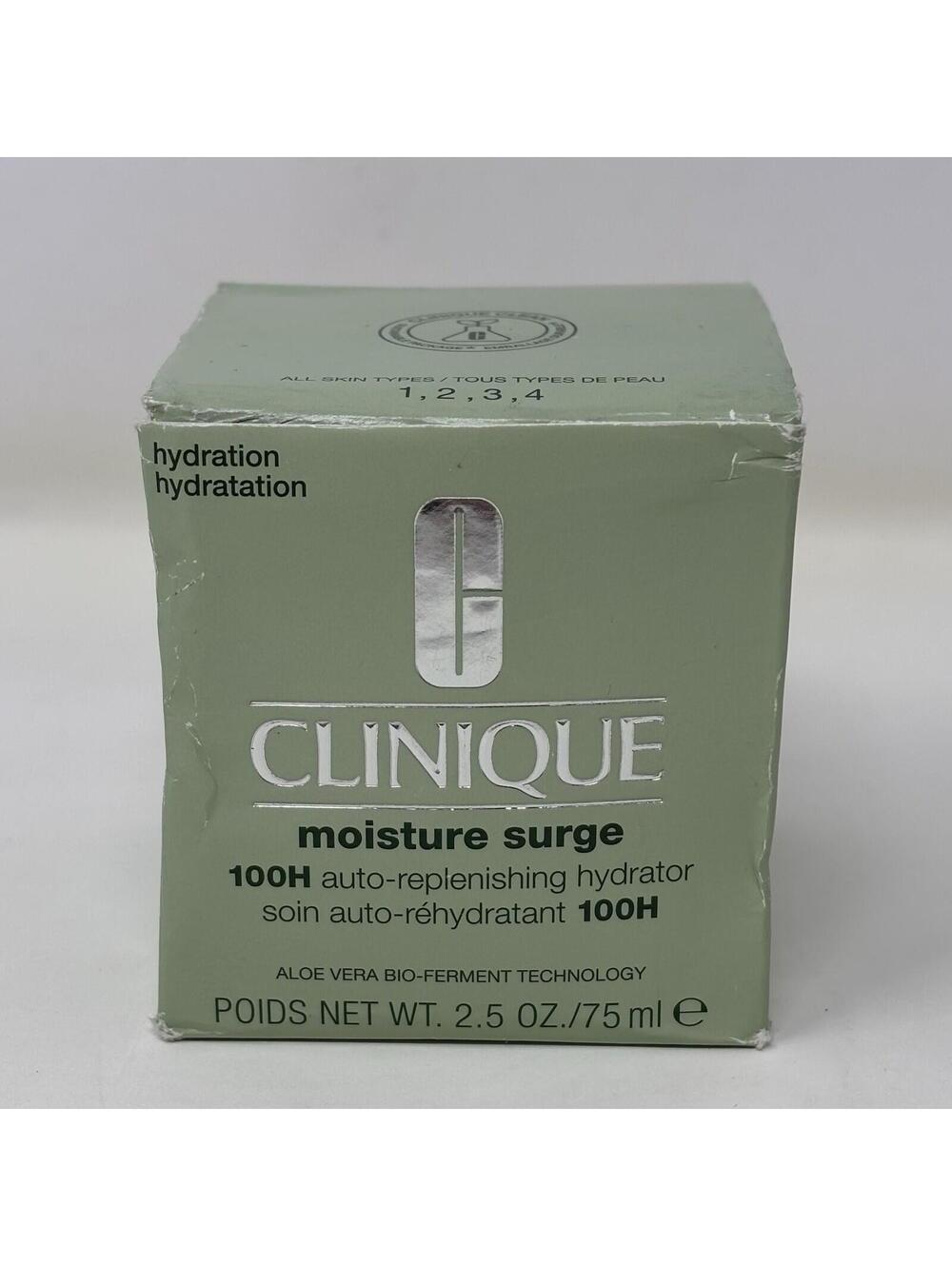 Clinique Moisture Surge 100H Auto Replenishing Hydrator 2.5 oz 75ml C62 New